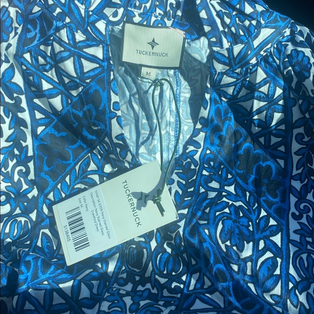 Tuckernuck Crawford Navy stained glass Dress - Picture 6 of 7